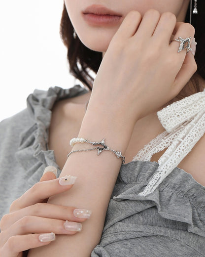 Aurora Four-Pointed Star Bracelet