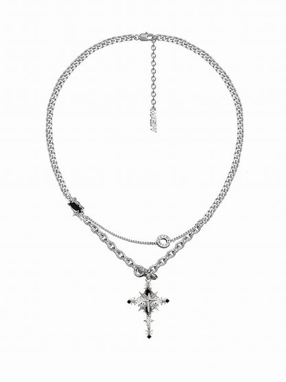 Star Attraction Cross Necklace