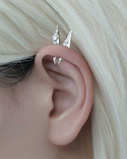 Basic Rivet Star Earrings
