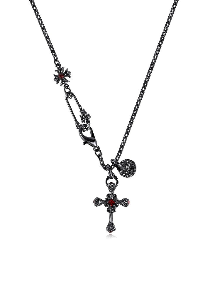 Dark Night Holy Cross Necklace