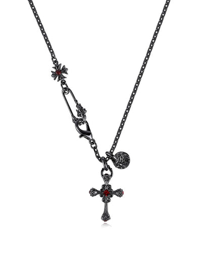 Dark Night Holy Cross Necklace