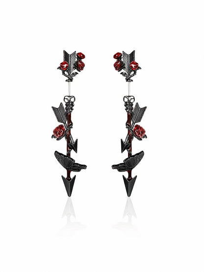Twilight Rose Earrings 01