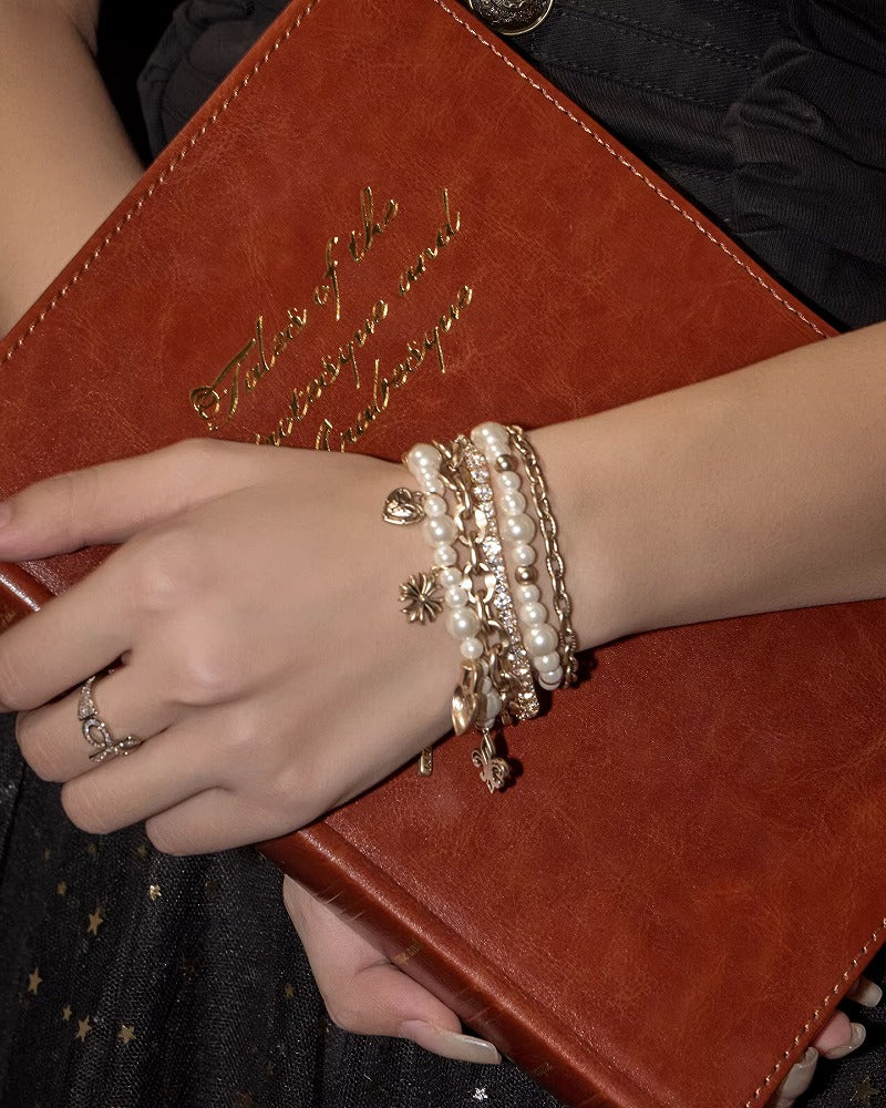 Locked Heart's Whisper Layer Bracelet