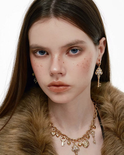 Love Lock Core Earrings 01