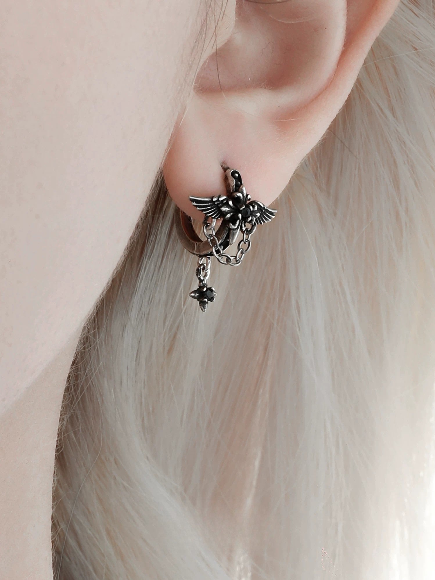 Iris Angel Wing Earrings
