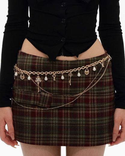 Locked Heart's Whisper Waist Chain 02