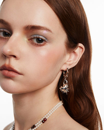 Heart Spike Earrings