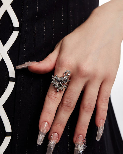 Heart Spike Ring