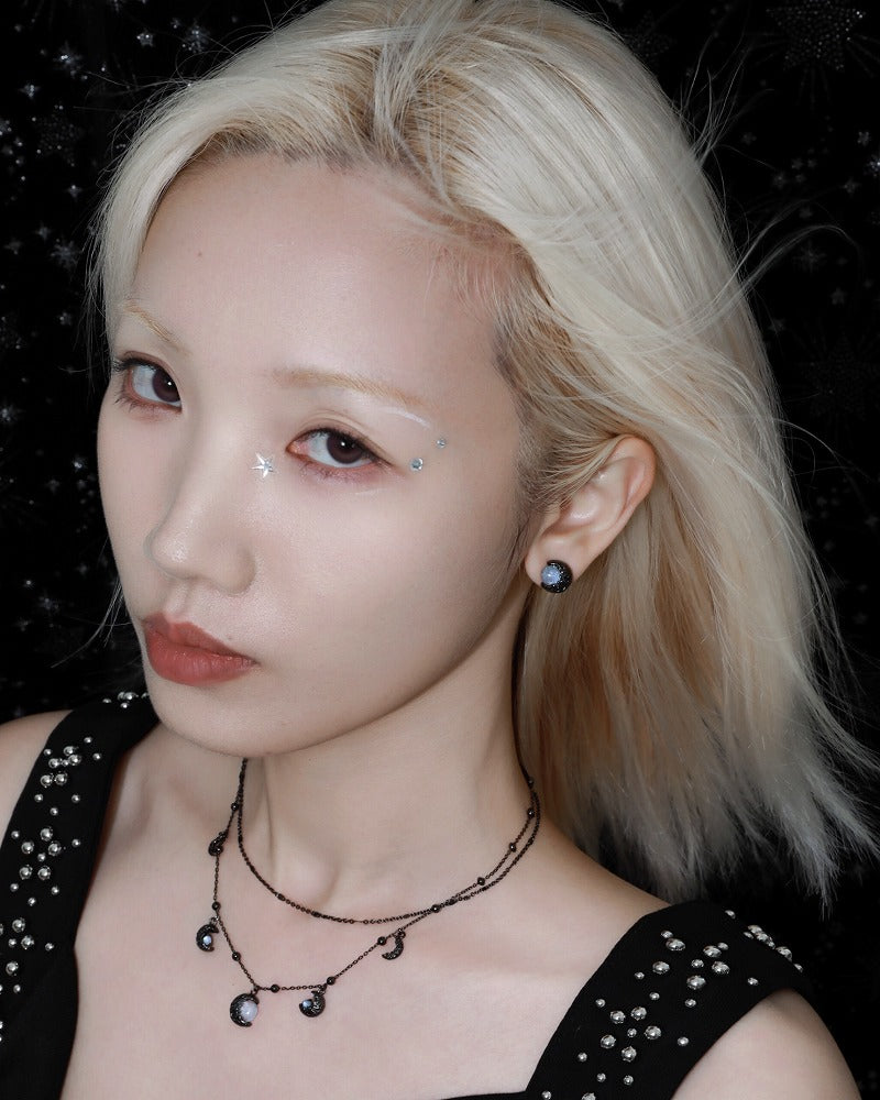 Lunar Eclipse Layer Necklace