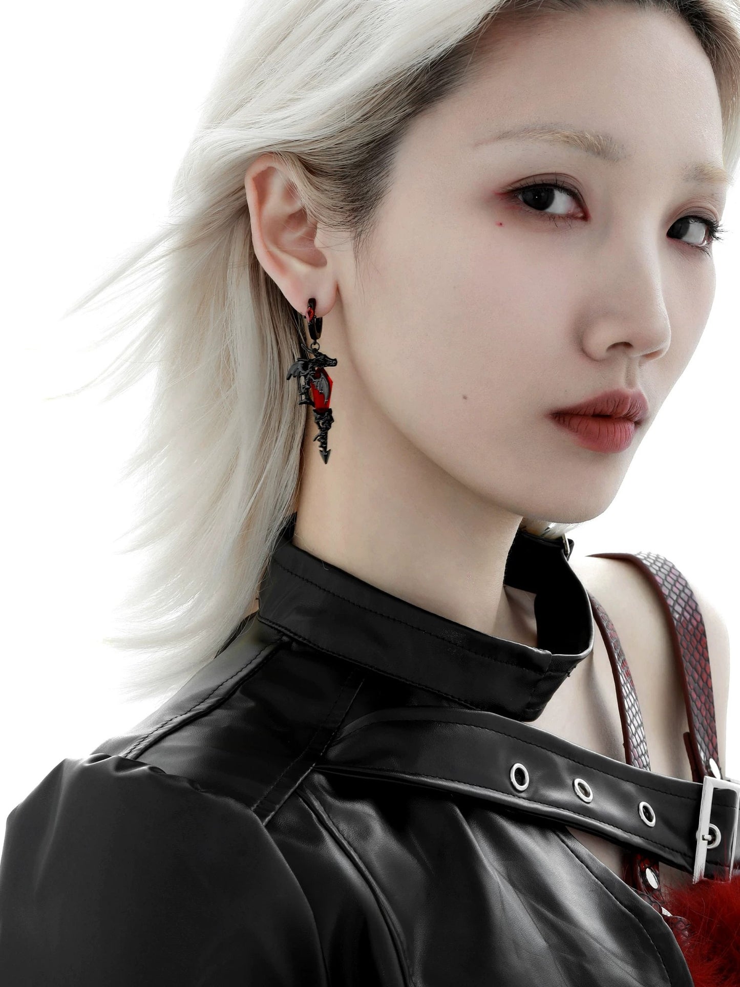Flame Hell Dragon Earrings02