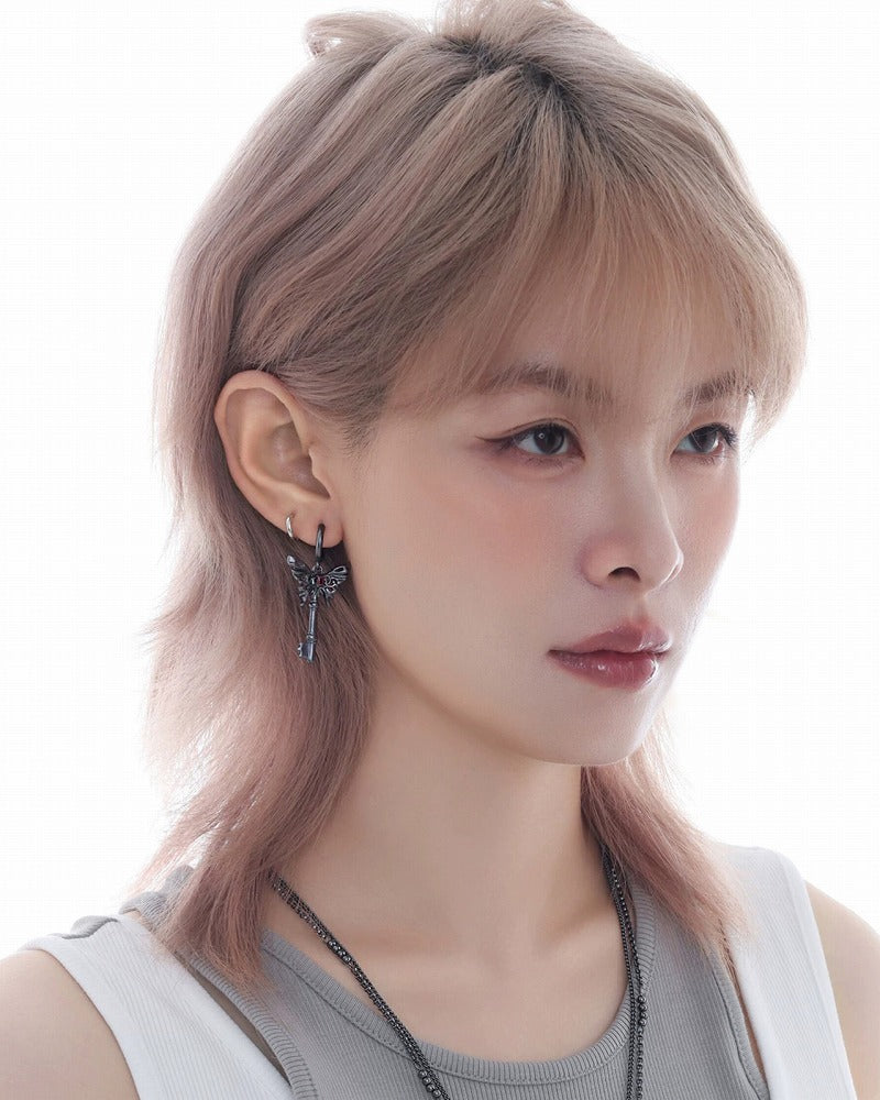 Butterfly Key Earrings