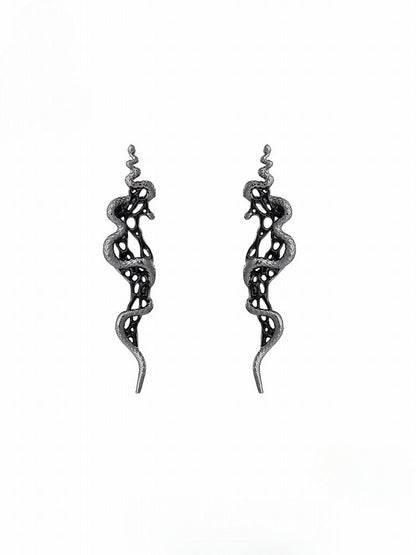 Jormungandr Snake Earrings