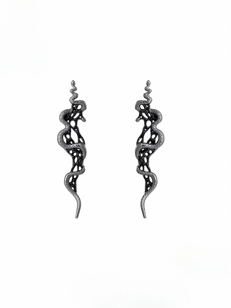 Jormungandr Snake Earrings