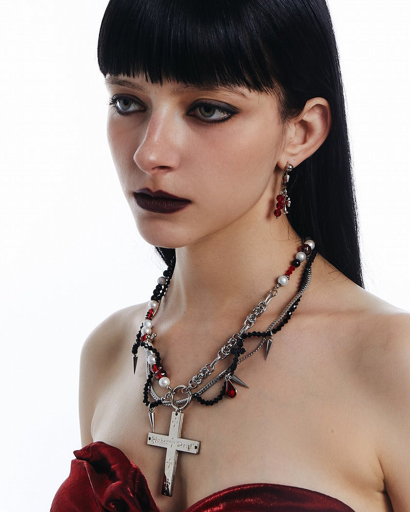 Bloody Mary Cross Necklace