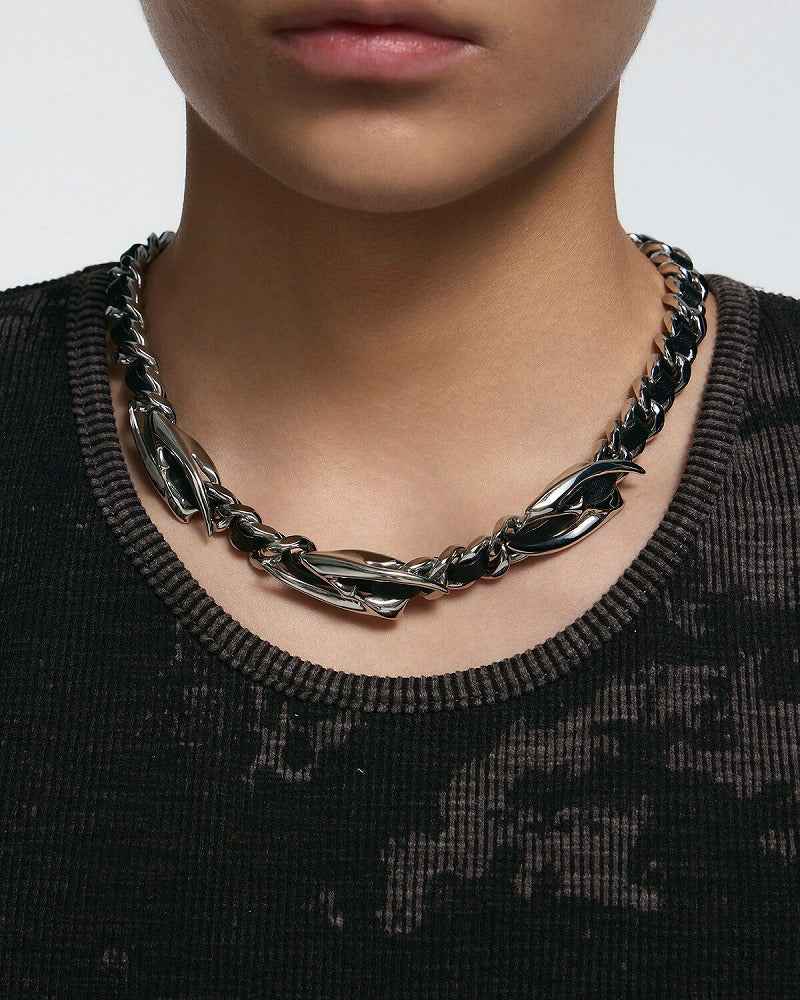 Vinyl Wave Star Necklace