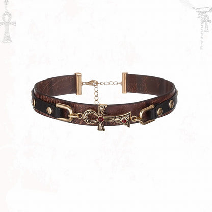 Key of Life Cross Choker 02