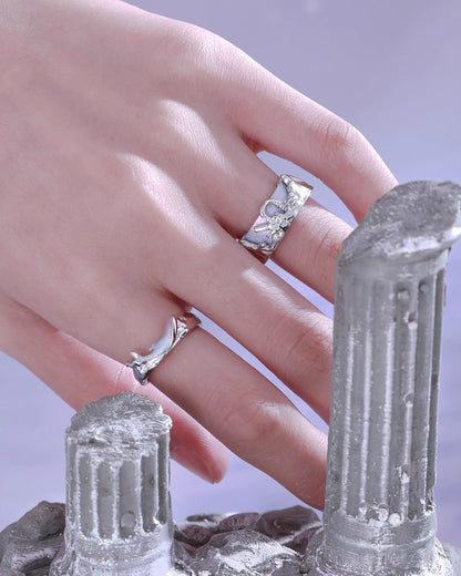 Atlantis Whale Open Ring