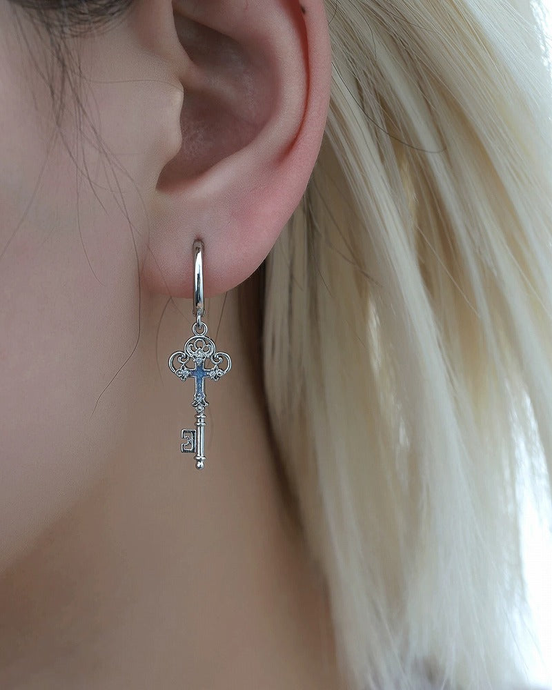 Sacred Contract Love Key Earrings