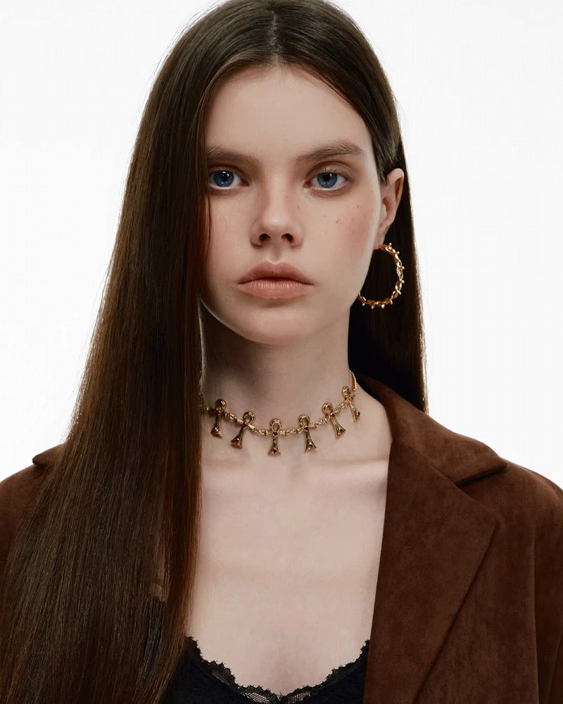 Key of Life Cross Choker 01