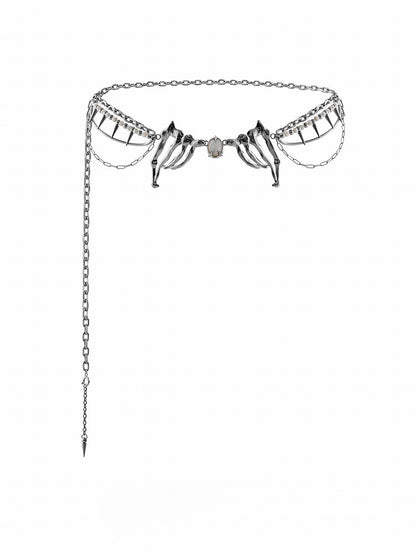 Deep Sea Echo Fish Bone Waist Chain