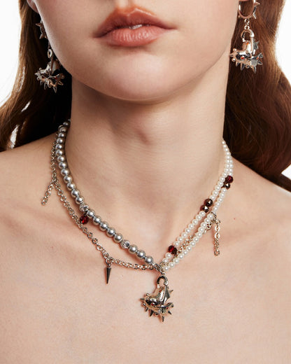 Heart Spike Layer Necklace