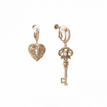 Locked Heart's Whisper Earrings 04