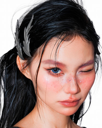 Maple Feather Hair Clip