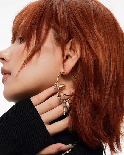 Locked Heart's Whisper Earrings 03