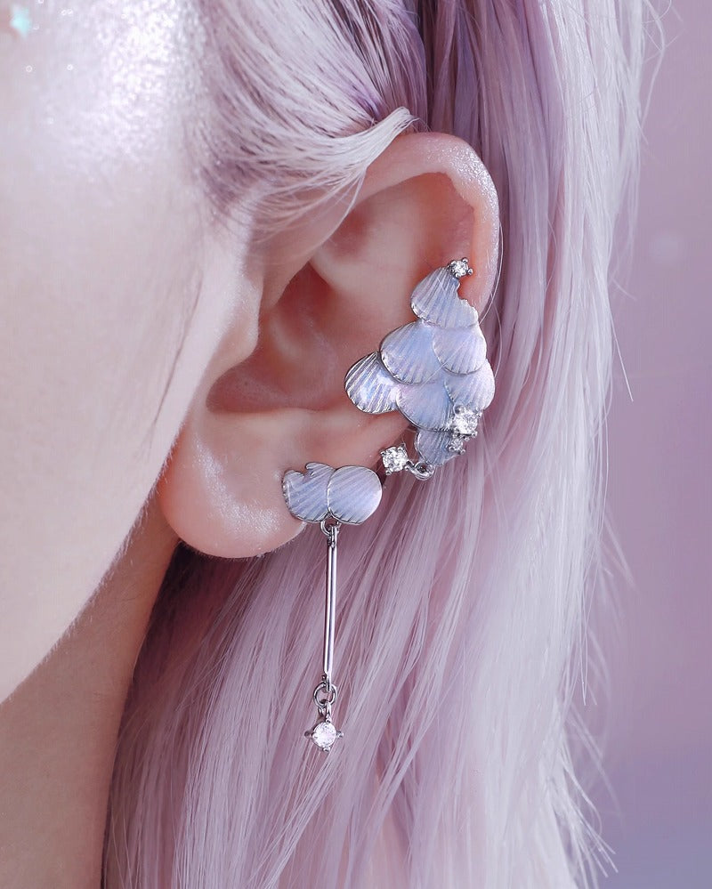 Atlantis Scale Asymmetrical Cuffs