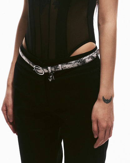 Deep Sea Echo Skull Snake Belt