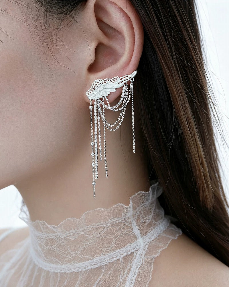 Basic Angel Wing Feather Earrings