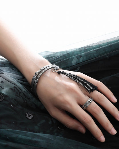 Monologue Retro Open Ring 02