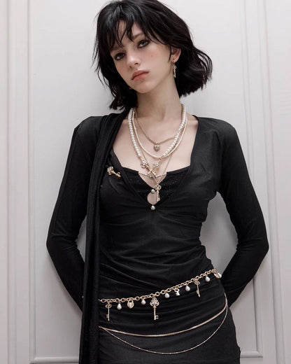 Locked Heart's Whisper Waist Chain 02