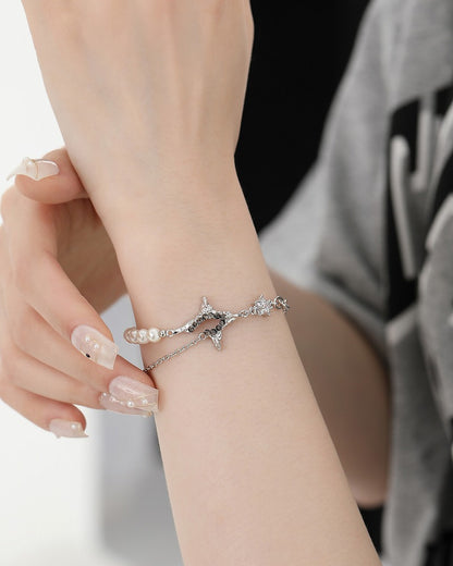 Aurora Four-Pointed Star Bracelet