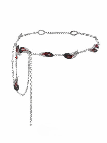 The Floating Crane Tassel Waist Chain