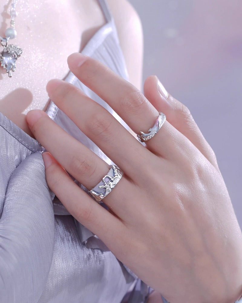 Atlantis Whale Open Ring