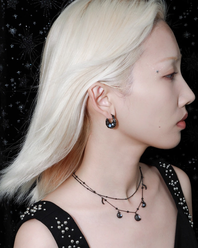 Lunar Eclipse Earrings 01