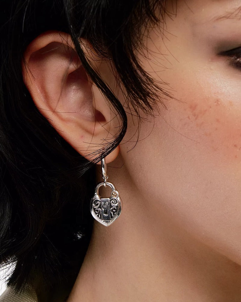 Locked Heart's Whisper Earrings 02