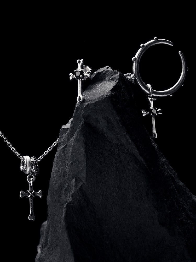 Mini Punk Cross Tail Open Ring