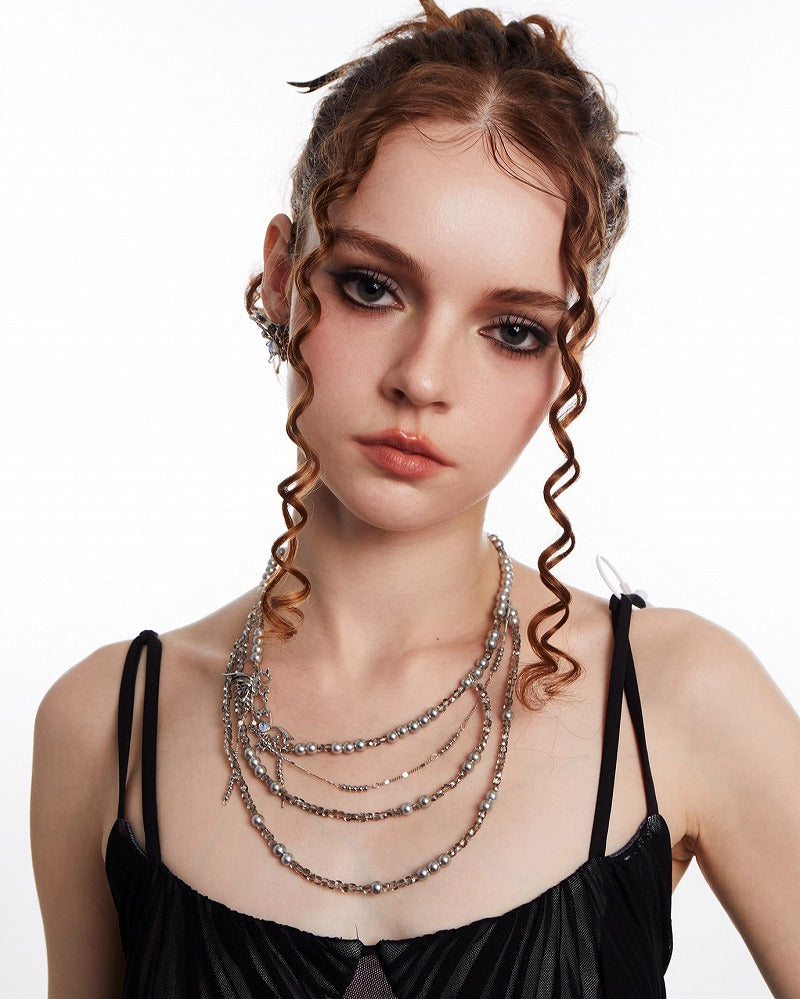 Butterfly Leap Layer Necklace 02