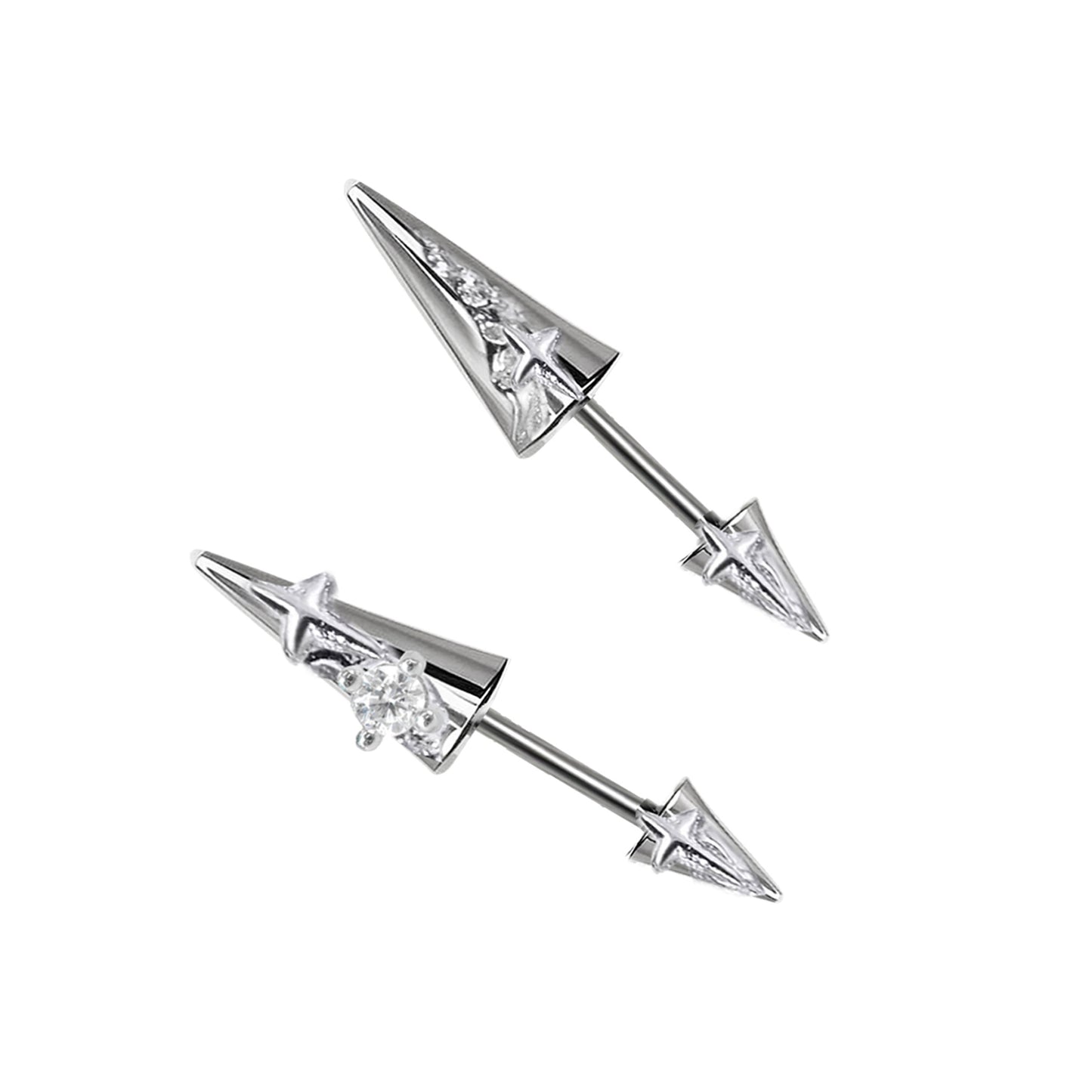 Basic Rivet Star Earrings