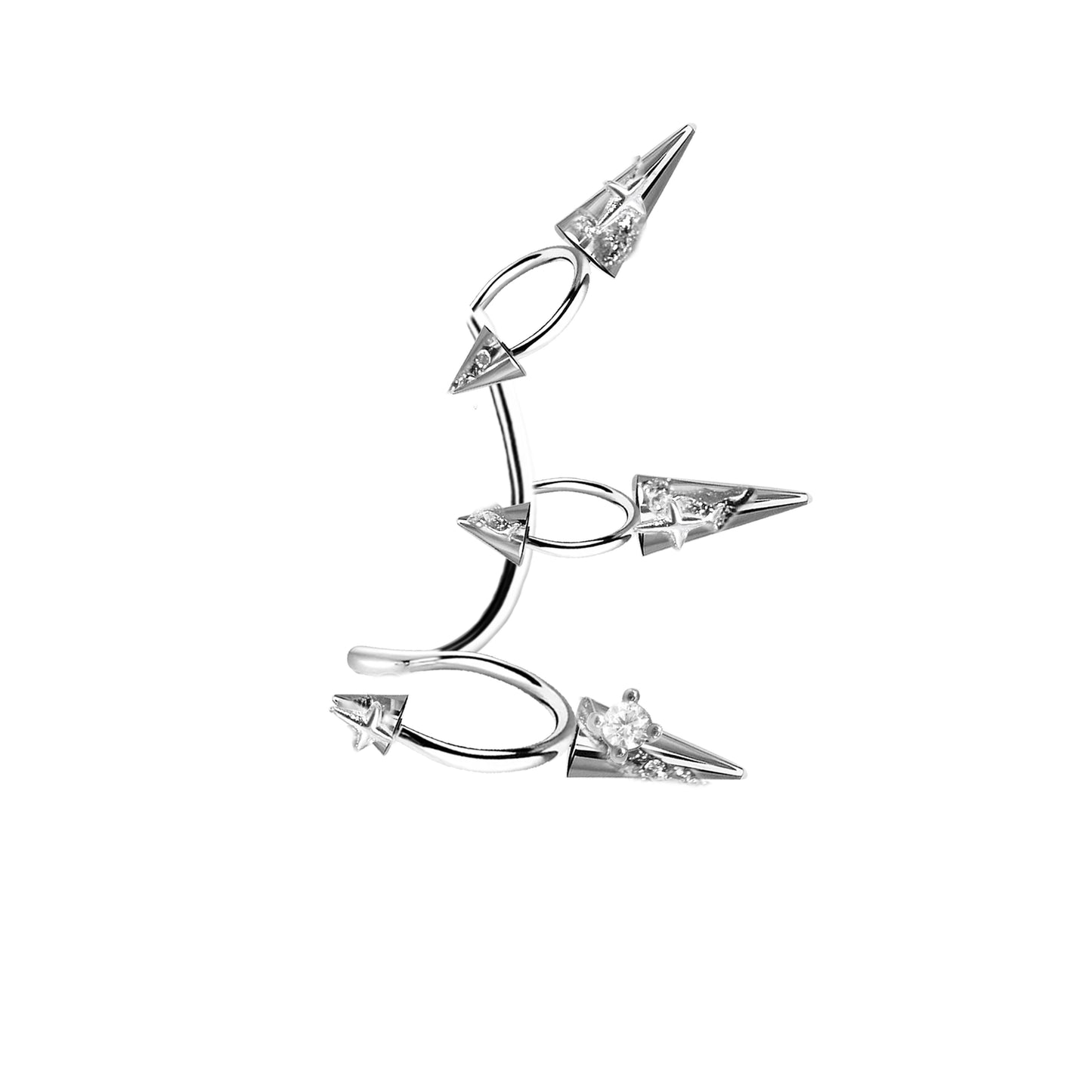Basic Rivet Star Cuff 01