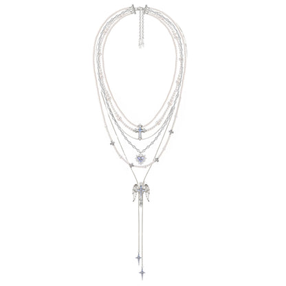 Sacred Contract Layer Cross Necklace 01