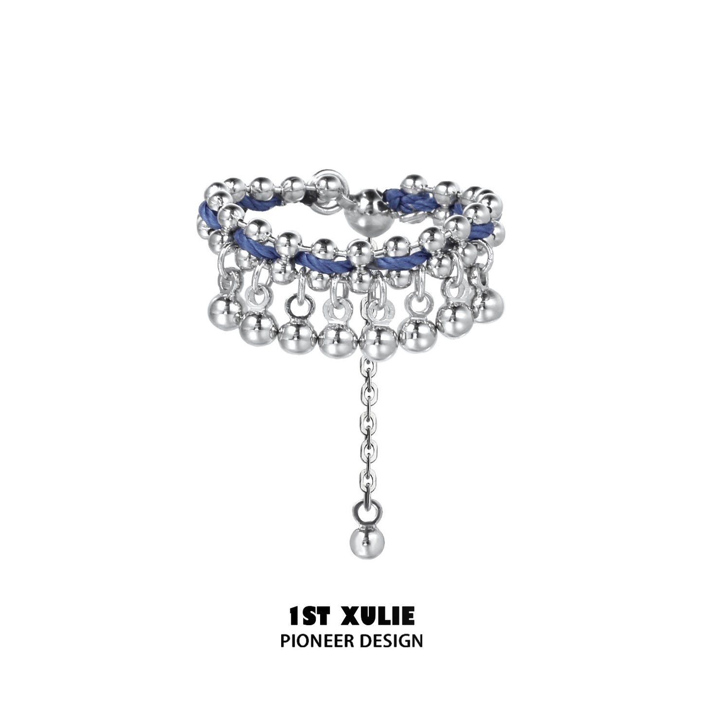 NG ok 1STXULIE "Miao" tassel ring, niche design new Chinese Miao women's jewelry, 925 sterling silver index finger ring