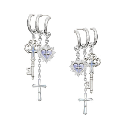 Sacred Contract Cross Earrings