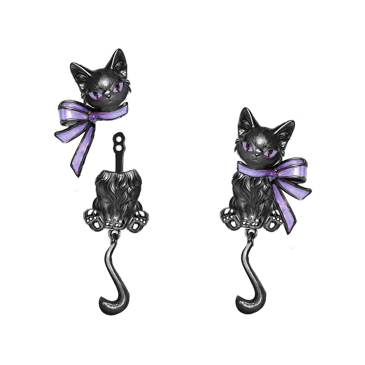 Meow Egyptian Pharaoh Cat Earrings 02