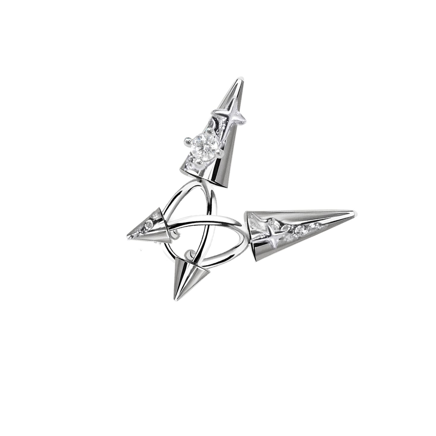 Basic Rivet Star Cuff 03