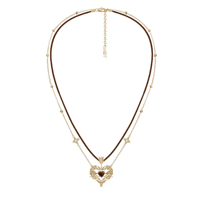 Basic Angel & Devil Wing Heart Necklace