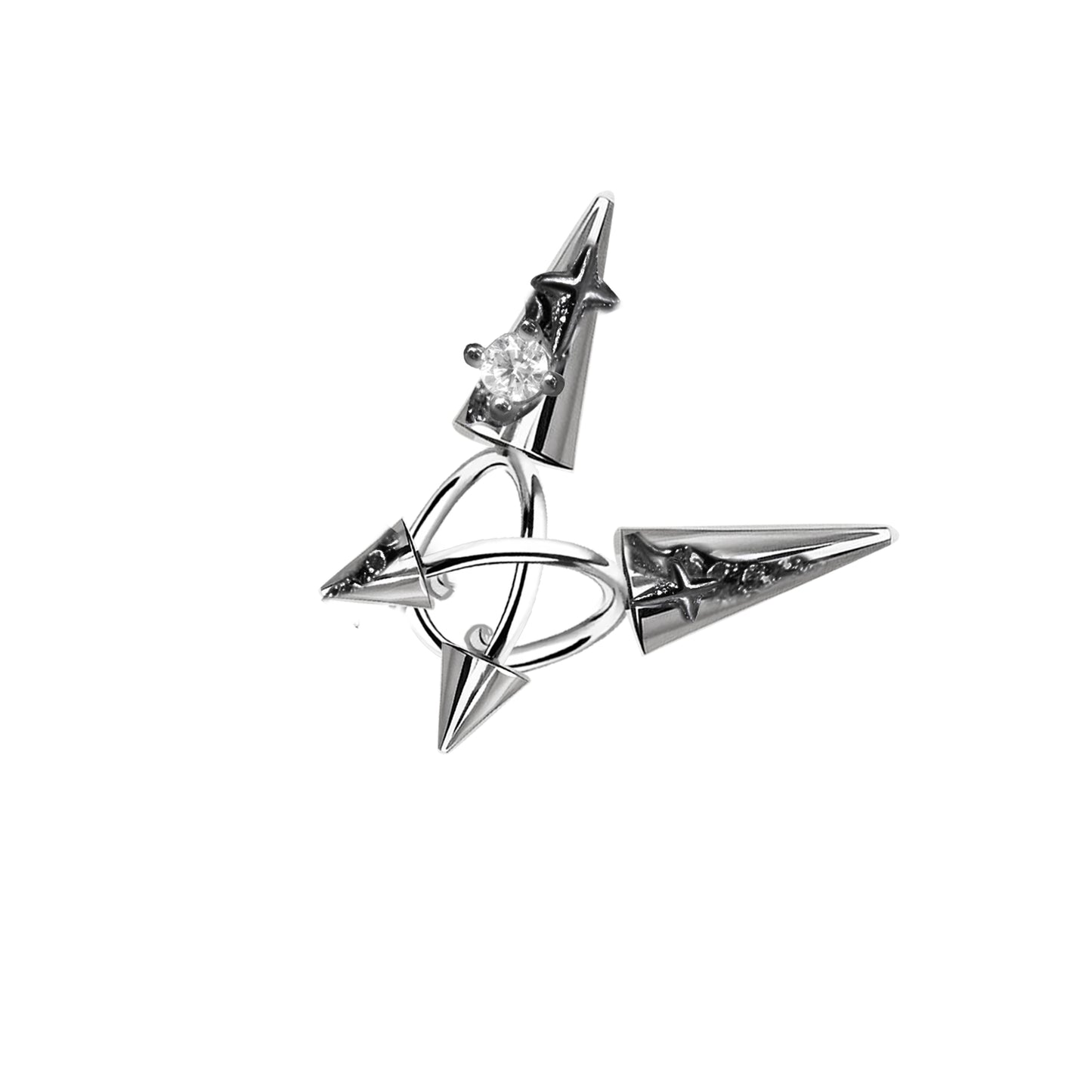 Basic Rivet Star Cuff 03