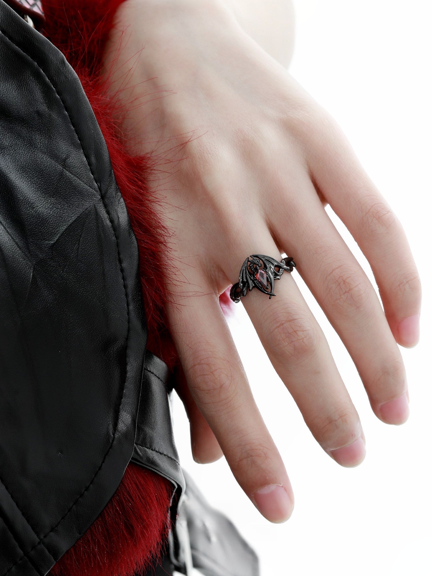 Flame Hell Dragon Ring